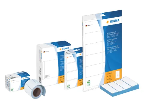 HERMA 4300 Adresetiketten voor Schrijfmachines Leporello 88x35mm
