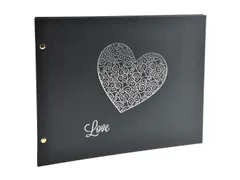 Fotoalb HARMONY schr oef 37x29cm 40bl zw