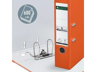 Ordner Leitz 1010 A4 80mm Pp Oranje - 6