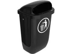 Buitenafvalbak DIN-PK 50 Liter Antraciet