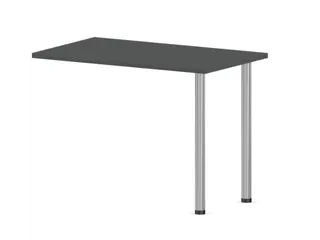 aanbouwtafel,i.h.v.,HxBxD 720-840x1000x600mm,MS-donkergrijs - 1