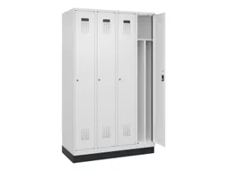 locker voor scheiding van kleding,HxBxD 1950x1200x500mm,4vak