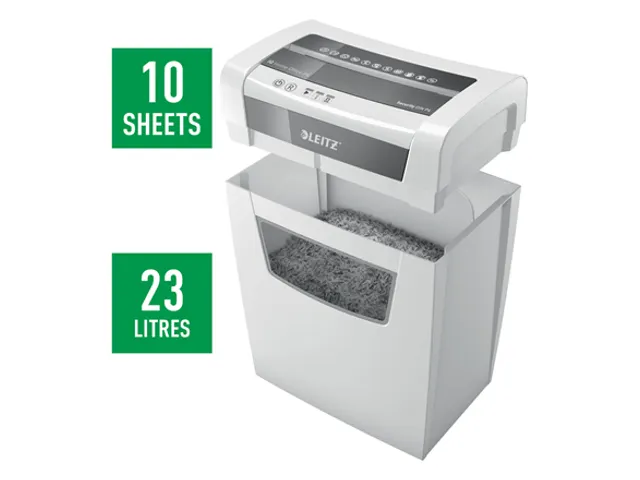 Leitz IQ Home Office Papiervernietiger P-4 Snippers 4x28mm