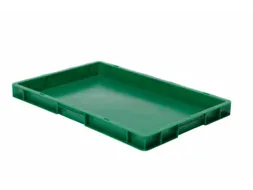 Euronorm-stapelbak 9.5l 50x600x400mm Wanden/bodem Gesloten Groen