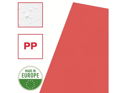 L-map Esselte Standaard A4 Pp Rood 0.11mm