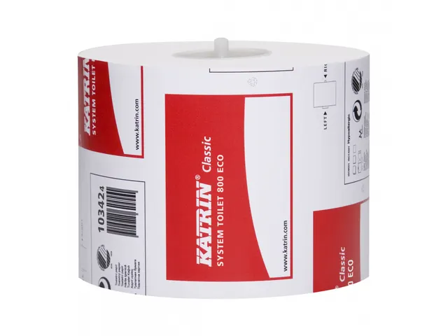 Toiletpapier Katrin systeemrol 2-laags 92m wit 103424