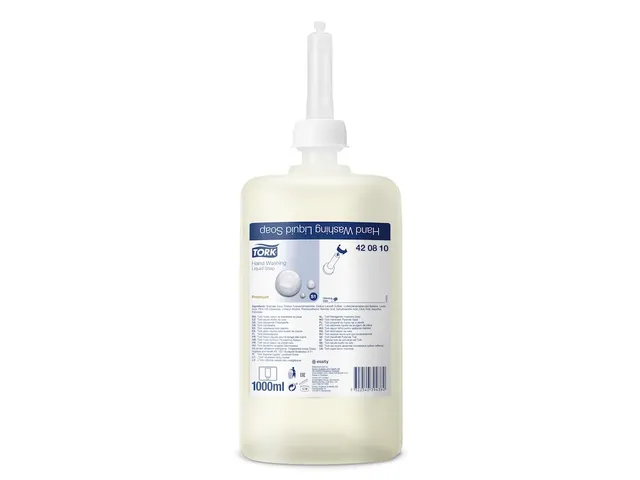 Tork 420810 Reinigende Vloeibare Zeep Transparant 1 Liter 6 Stuks
