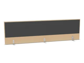 opzetpaneel bureau aanbouw achter NE-esdoorn BN8010-antraciet 2000mm - 1