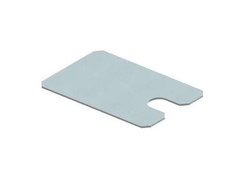 Onderlegplaat,V. Breedvakstelling