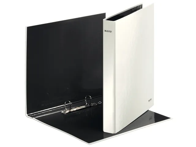 Ringband Leitz WOW A4 2-rings D-mech 25mm karton wit