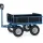 Handtrekwagens 6454l 1000kg 1200x800mm Houten Wanden Luchtbanden