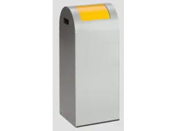 Afvalverzamelaar Zelfblussend 60 Liter 800X320X320Mm Klemring Geel