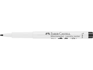 Wasmarkeerstift Faber-Castell zwart ronde punt - 5