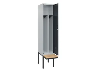 locker voor scheiding van kleding,HxBxD 2120x400x815mm,1vak - 2