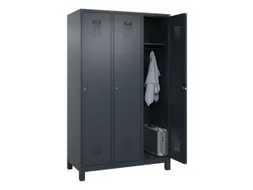 locker,HxBxD 1950x1200x500mm,3vak,vak B 400mm,cil.-slot,voeten