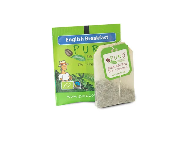 Puro thee English Breakfast fairtrade zakjes