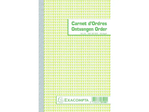 Orderboek FR/NL 21x13,5 50bl dupli