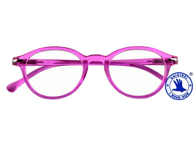 Leesbril I Need You +2.50 dpt Tropic roze