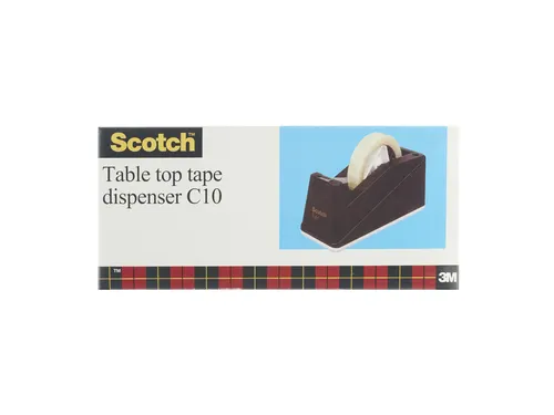 Plakbandhouder Scotch C10 verzwaard zwart