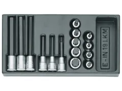 1500 ES-IN 19 LKM Set schroevendraaierbits 1/2 inch in 1/3 ES-module