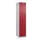 Z-garderobekast,HxBxD 1850x400x500mm,vak B 200/400mm,cil.-slot