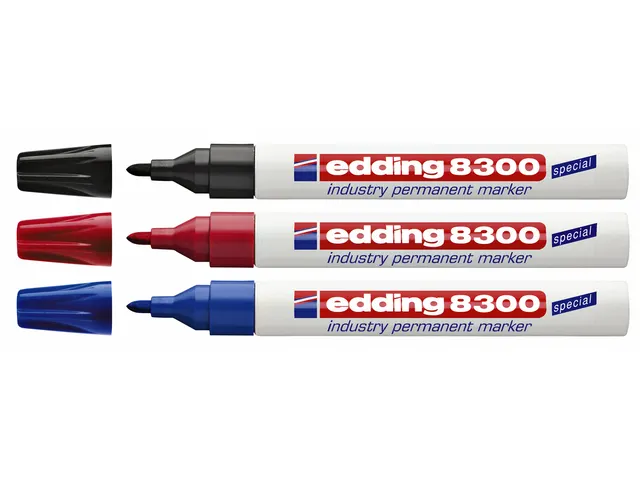 Marqueur edding 8300 Pointe ogive 1,5-3mm noir