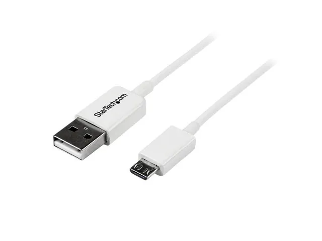 0.5 meter wit micro USB-kabel A naar micro B