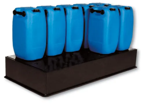 Opvangbak Hdpe Bxdxh 1870x870x210mm 3x220l Pe Plaat Volume 225l