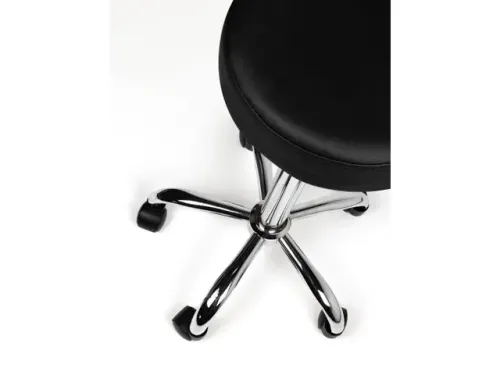 Tabouret Kruk Zwart Standaard Gasveer Zonder Rugleuning