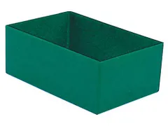 Bacs de rangement HxLxl 63x162x108mm vert
