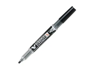 Whiteboardmarker Pilot V-Board Master S Begreen Extra Fijne Punt Zwart - 2