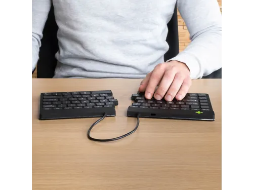Ergonomisch Toetsenbord R-Go Split Break V2 QWERTY US Zwart