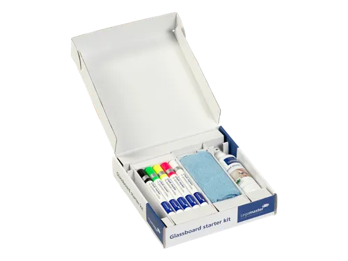 Glasbord Legamaster starterkit 11-delig