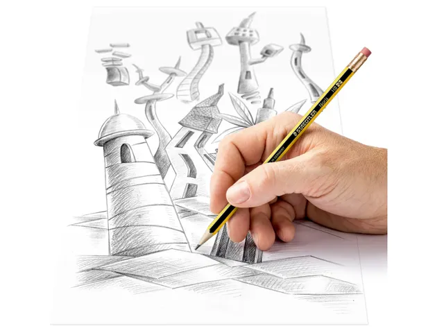 Potlood Staedtler Noris HB met gumtop