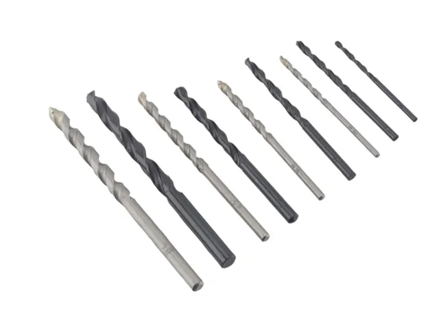 Irwin 9-delige Borenset Metaal Hout Steen