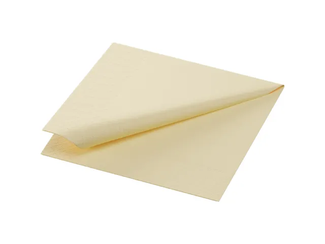 Duni Servet 24x24cm 1/4 vouw 2-laags Cream 8x300 stuks