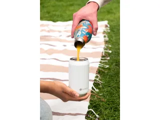 Thermosbeker Les Artistes Paris blik 280ml Wit Met Rietje - 7