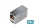 Modulaire koppeling CAT 5e afgeschermd RJ45 naar RJ45 10 stuks
