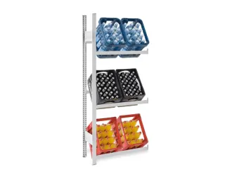 krattenstelling aanbouwveld HxBxD 1750x760x335mm Lichtgrijs - 1