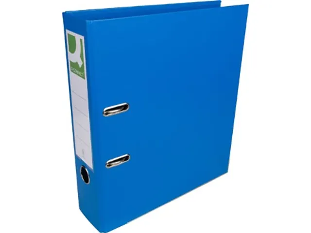 Classeur à levier A4 PP 80mm bleu