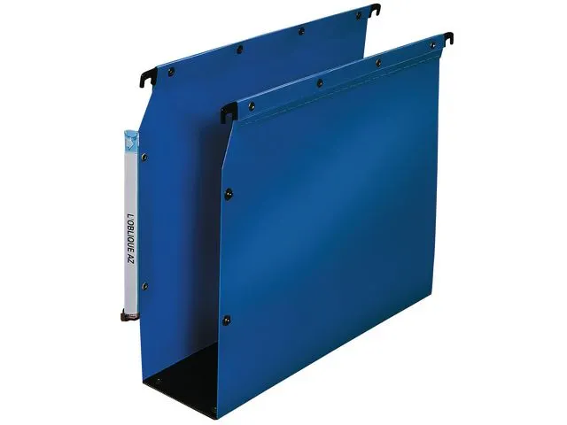 Hangmap Ultimate verticaal A4 80mm U-bodem blauw/doos à 10 stuks