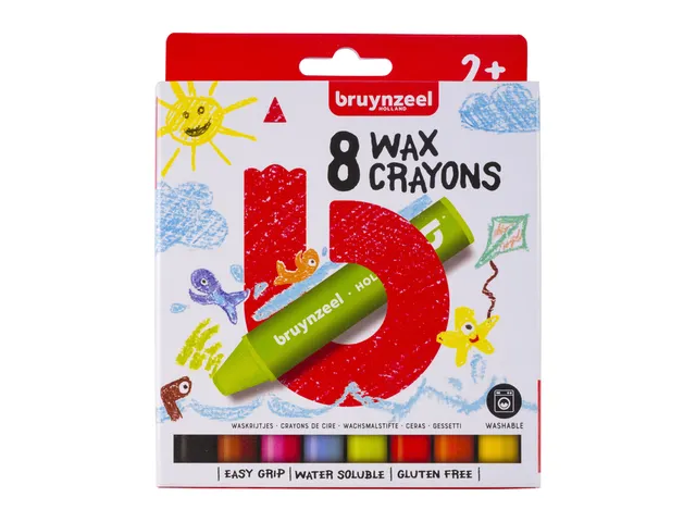 Waskrijt Bruynzeel Kids Pocoyo assorti 8 stuks