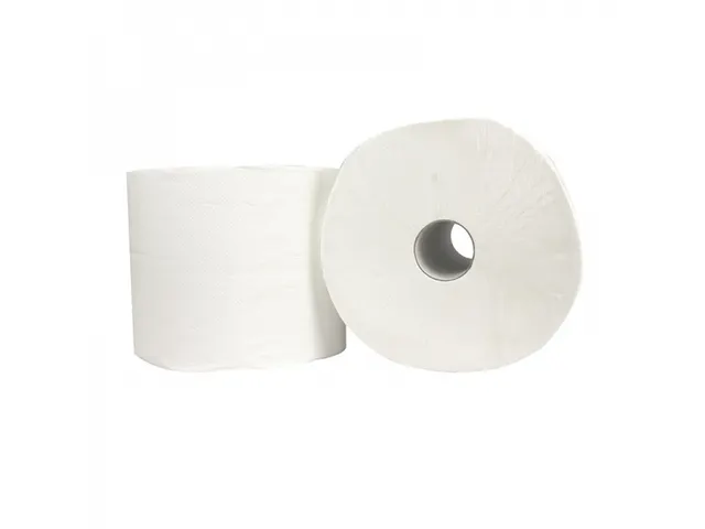 Poetspapier Industrierol verlijmd cellulose 2-laags 300 Meter 2 Rol