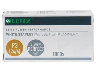 Nieten Leitz P3 24/6 wit 1000 stuks - 2