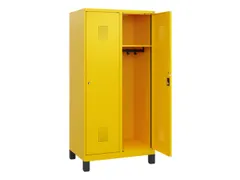 schoollocker,HxBxD 1630x800x500mm,2vak,vak B 400mm,cil.-slot,voeten