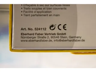 Raamkrijt Eberhard Faber etui a 12 stuks assorti - 5