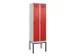 locker voor scheiding van kleding,HxBxD 2120x600x500mm,2vak