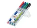 Viltstift Staedtler OHP Lumocolor 316 Non Permanent 0.6mm Assorti 4st
