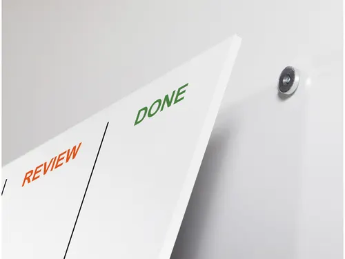 Whiteboard Rocada Skinagile 100x150cm wit gelakt