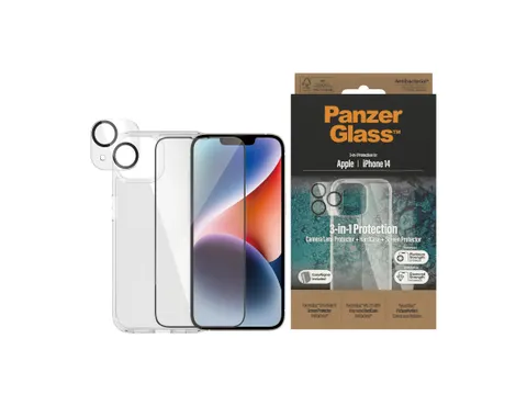 PanzerGlass 3-in-1 Bundle iPhone 14, Apple, Apple - iPhone 14, Drog